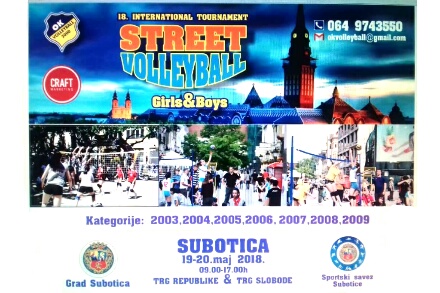 Street volleyball turnir Subotica 2018